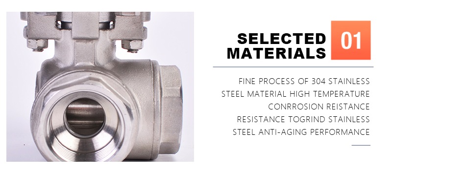 Pneumatic 3 Way Ball Valve