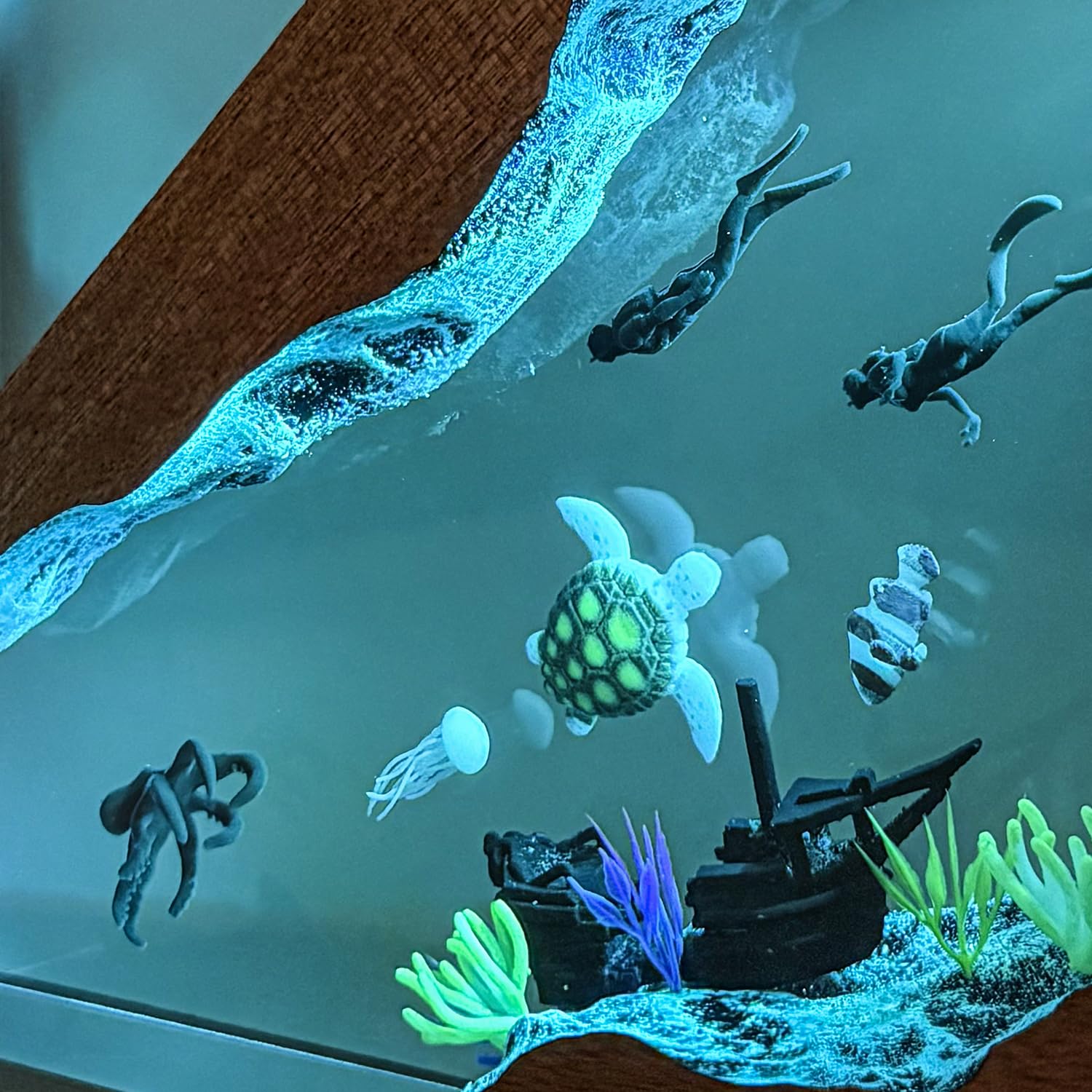 GL652 Творческая эпоксидная смоляная лампа светодиодная лампа светодиод