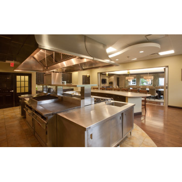 Commercial kitchen lighting design