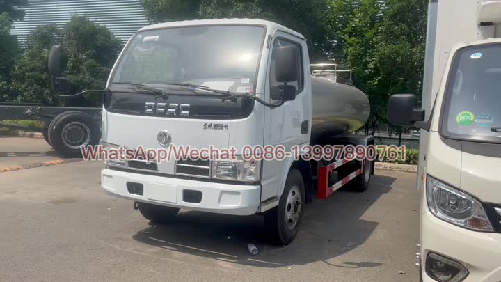 dongfeng milk transport truck