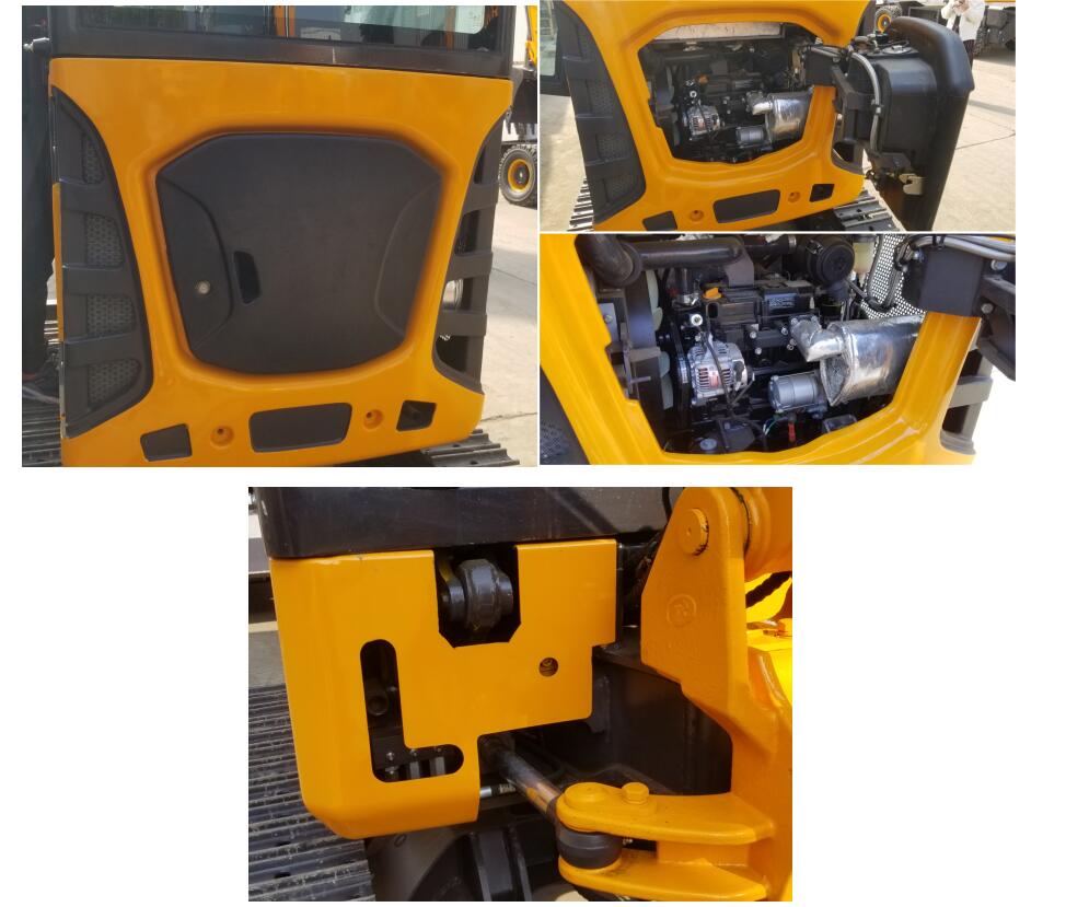 2.5 ton mini excavator cab excavator