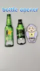 Sublimation Cartoon Fantro Cavalletta Bottle Apri portachiavi