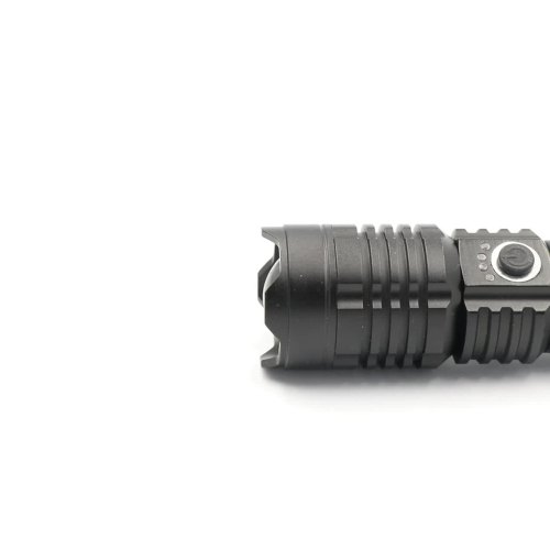 LED -oppladbar lommelykt, Super Bright 3000 Lumens XHP50 Kraftig USB Tactical LED lommelykt Vanntett fakkel Lys Zoombar1