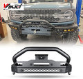 RC Crawler Tube Bull Bar with LED Lights - Front Bumper1