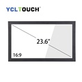 중국 공장 직접 판매 23.6 &quot;알루미늄 합금 오픈 프레임 오버레이 키트 IR 터치 스크린 패널 1