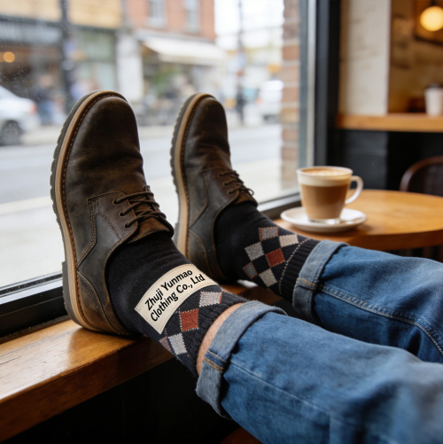 Подарочный набор хлопковых носков с рисунком Yummao для повседневного ношения