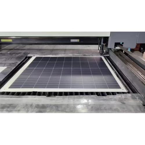 Pemotongan laser panel solar yang fleksibel
