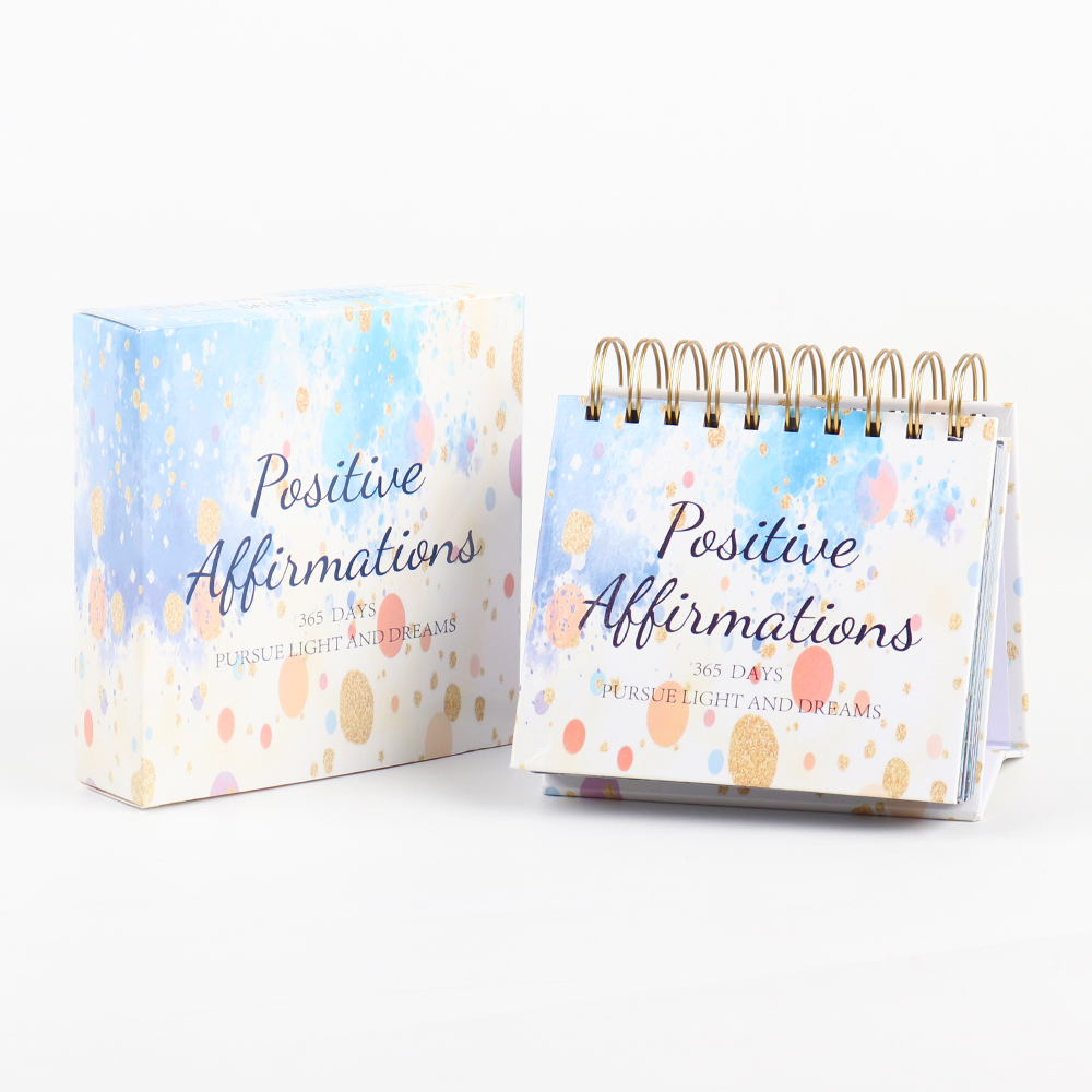 Calendrier d&#39;affirmation positif