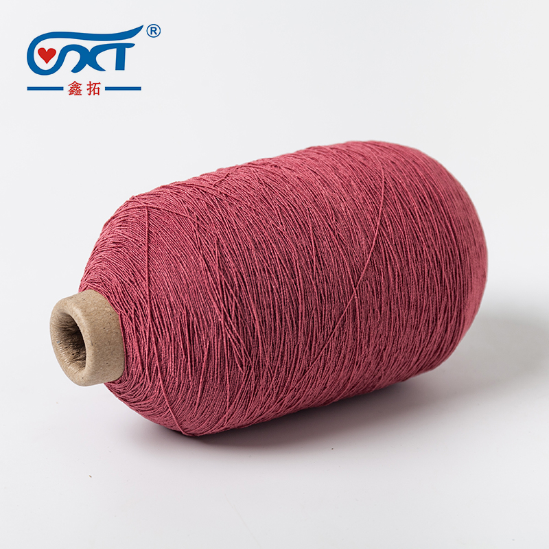 Custom color High Elastic Fancy Lycra Rubber Polyester Yarn For Gloves