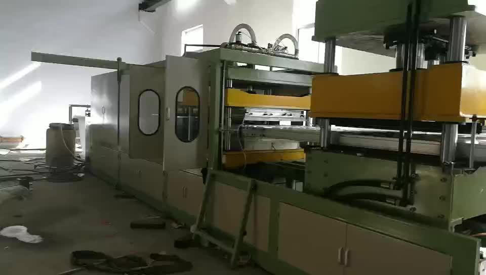 plastic disposable products plate / tray / dishes / box making machine1