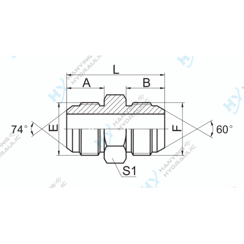 JIC Male 74 Jis Metric Man 60