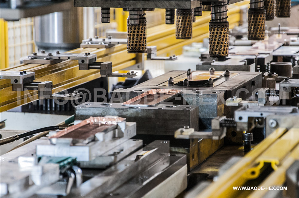 Production line of Brazed Plate Heat Exchanger
