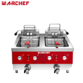 CE Certified Stainless Steel Double Tank Deep Fryer Oil Filter Machine1