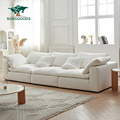Velvet Bubble Cloud Sofa Chesterfield Set for Luxury Living Rooms1