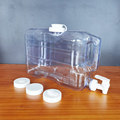 Real Food-Grade Outdoor Portable 2 Gallon Plastic Freezer Spigot Water Jug: 7.8L Storage Container with Tap1