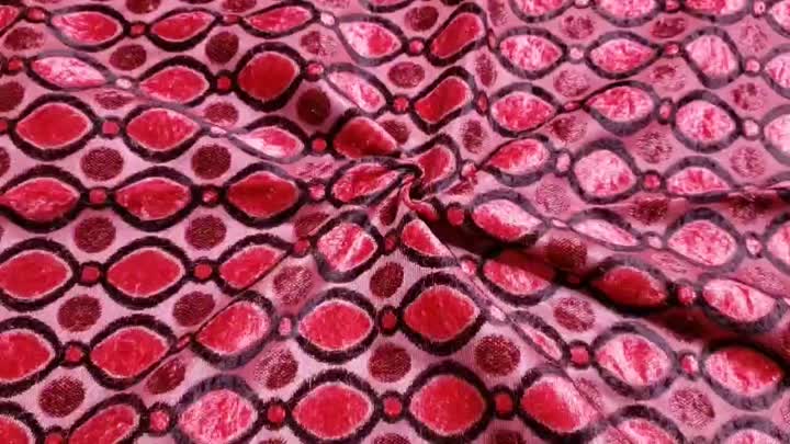 jacquard cut velvet fabric