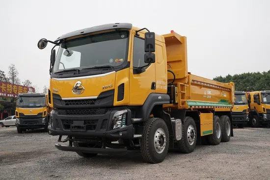 Dongfeng Gred Profesional 8X4 5.8m 11.5cbm Trak Buang Akhir1
