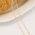 Long-Lasting 18k Gold Plated Brass Heart-Shaped Chain for Jewelry Making1