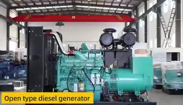 Open type diesel generator