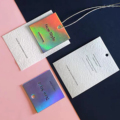 Luxury Custom Shape Laser Hologram Hang Tags for Clothing1