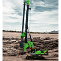 High Efficiency KR220C Rotary Drilling Rig with Customized CAT Chassis and 64/51m Drilling Depth1