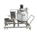 Food Grade Stainless Steel Trolley Vacuum Emulsion Tank Mixer1