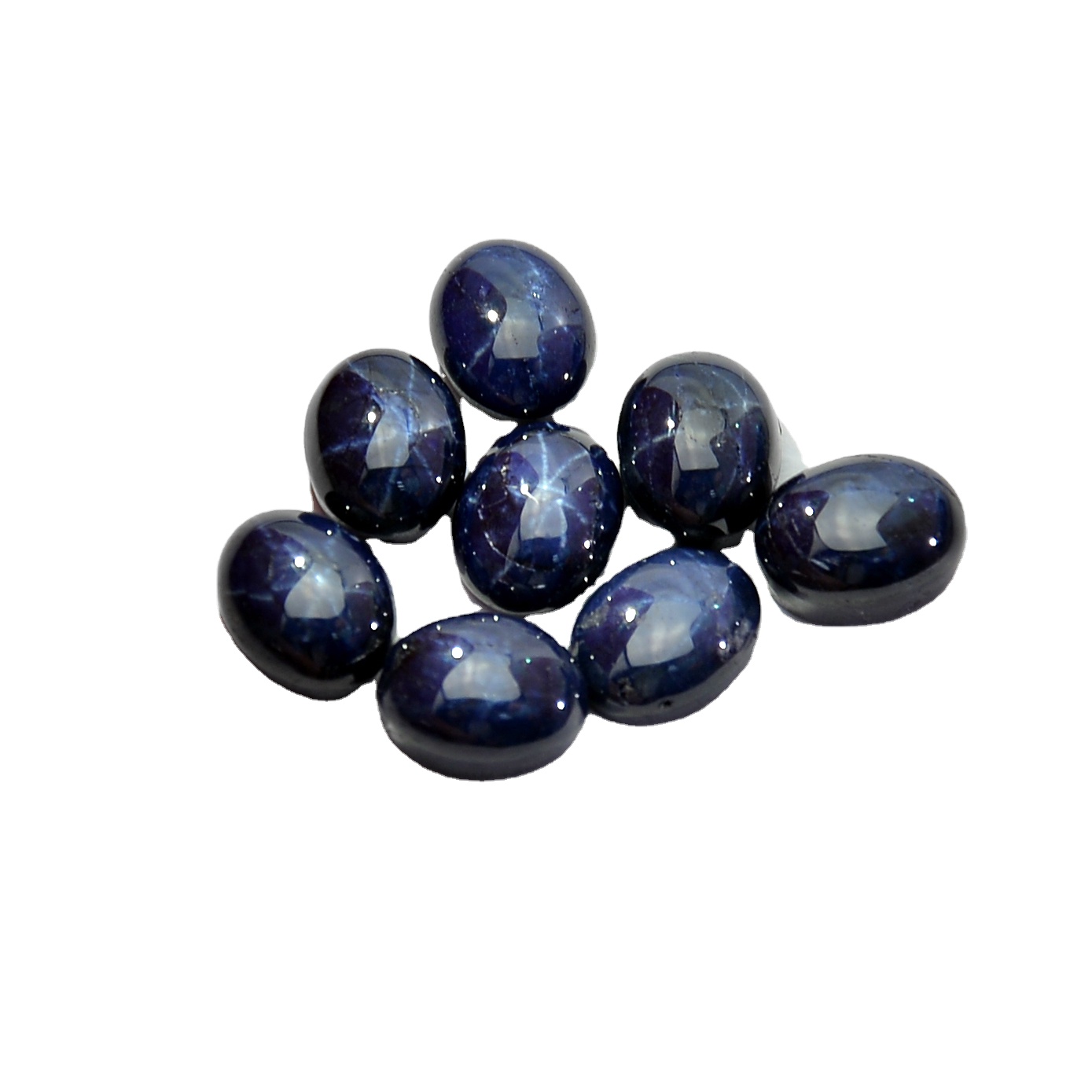Оптовая цена натуральная звезда сапфир Blue Sapphire хорошее качество1