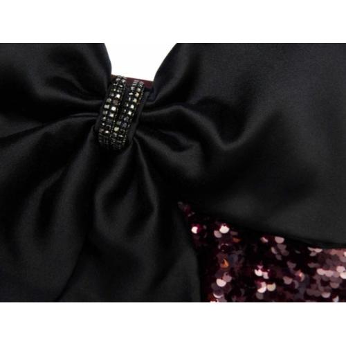 Hangzhou Meitong Garment Design Co Ltd, Glam Akşam Etkinlikleri için Kahverengi Payet Fiyonklu Maxi Elbise Koleksiyonunu Piyasaya Sürüyor
