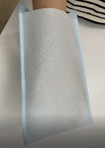 Airlaid + PE Wash Gloves 