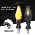 High Quality Waterproof Yellow 12V LED Double-Sided Turn Signal for Electric Motorcycles1