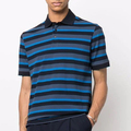 Καλύτερη μόδας μόδας άνδρες γκολφ Polo Polyester Spandex πουκάμισο ριγέ πουκάμισα1