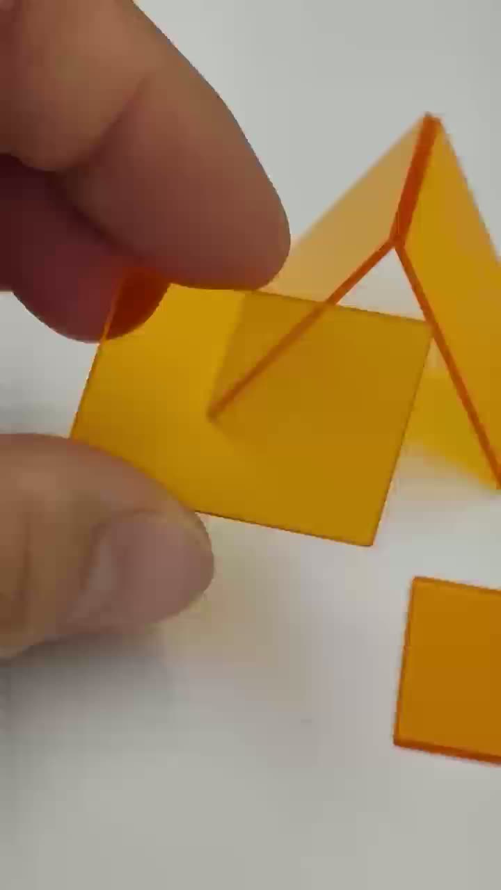 vidrio óptico naranja CB535