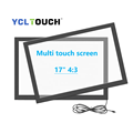 Ycltouch 공장 직접 판매 방수 방지 방지 방지 17 인치 멀티 터치 IR 센서 터치 스크린 1