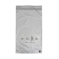 ldpe hdpe 100% recyclable transparent self adhesive seal clear plastic laundry polybag with vent hole GRS1