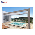 Customized Motorized Aluminum Electric Pergola with Adjustable Louvers1