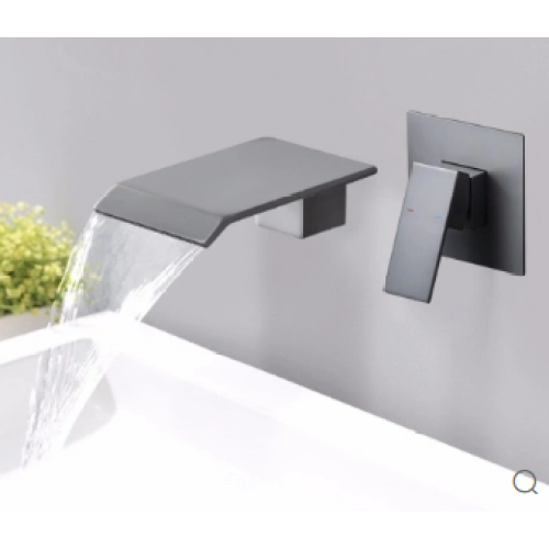 Advantages of Wall Mounted Concealed Grey Waterfall Basin Faucet