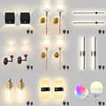 European Manufacturer Luxury Indoor Bedroom Sconce Rechargeable Nordic Led Modern Cordless Wall Lamp1