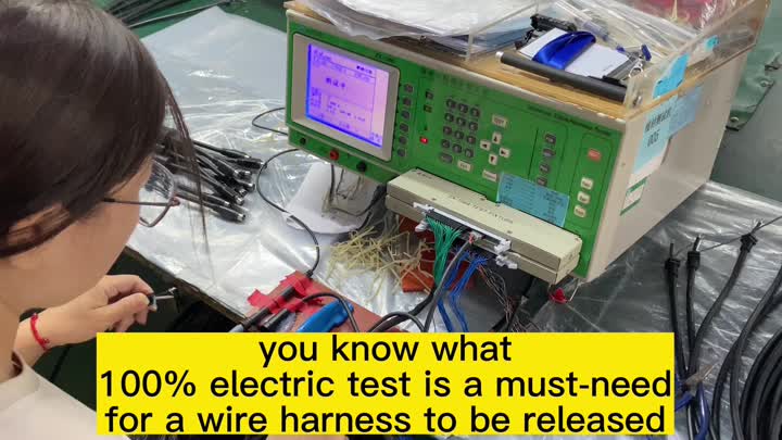 Test d&#39;électricité à 100%