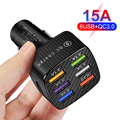 12V-24V 3.1A QC3.0 15A Car Charger for Smartphones and Tablets1