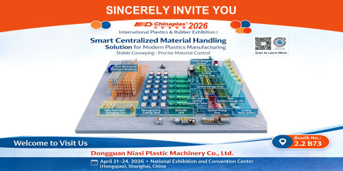 El sistema de alimentación de material centralizado Niasi regresa a la Exposición Internacional de Plásticos y Caucho de Chinaplas Shanghai