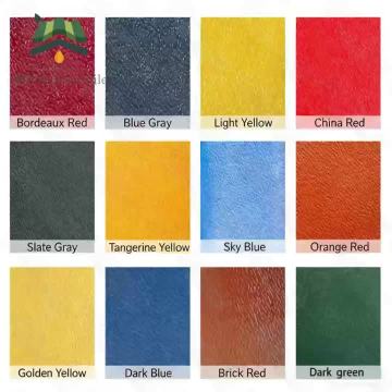 The Colours of ASA Synthetic Resin Tiles