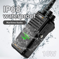 High Quality 10W IP68 Waterproof VHF Marine Two Way Radio1