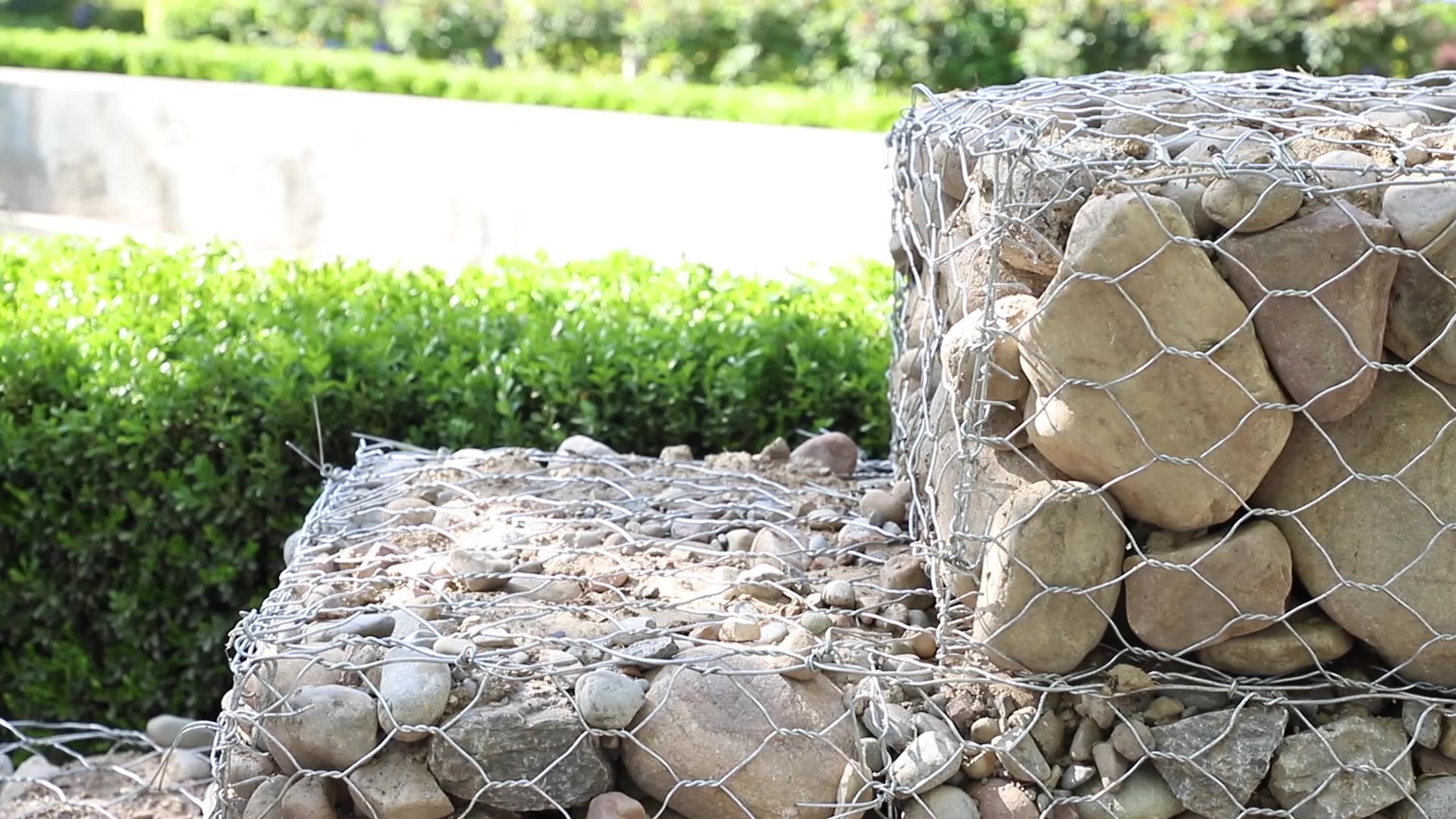 Fabrikverkauf verzinkelte geschweißte Gabion Mesh Boxen Gartenzaun Korb Cage1