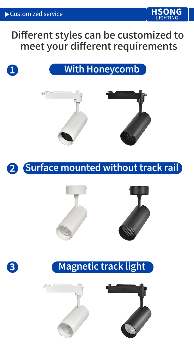 Magnetic Track Light White03