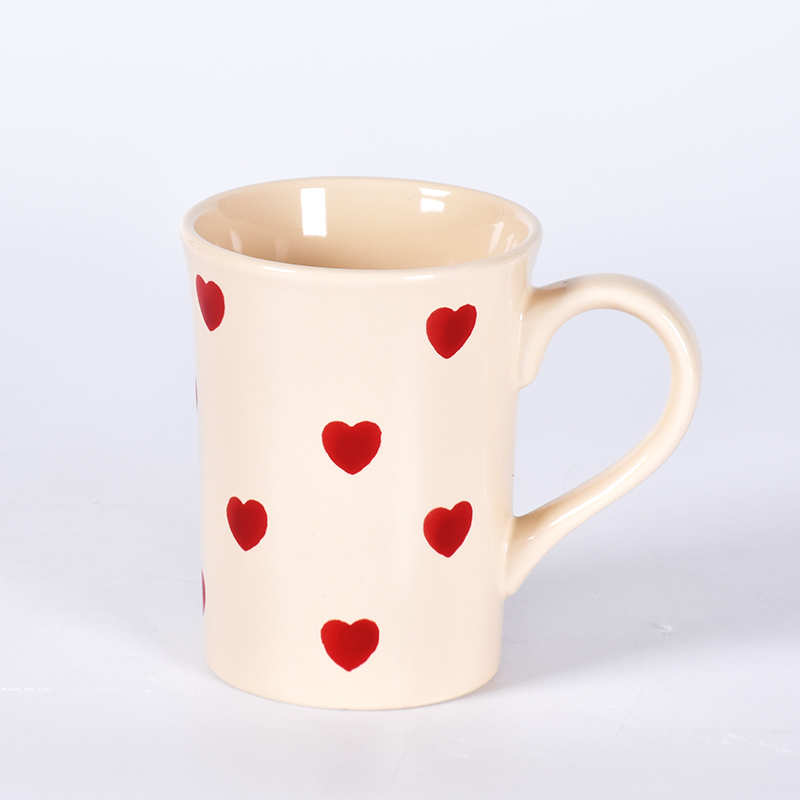 Stoviglie da ristorante per hotel fantasiose serie Valentine Hearts Piatti in ceramica set stoviglie da tavola