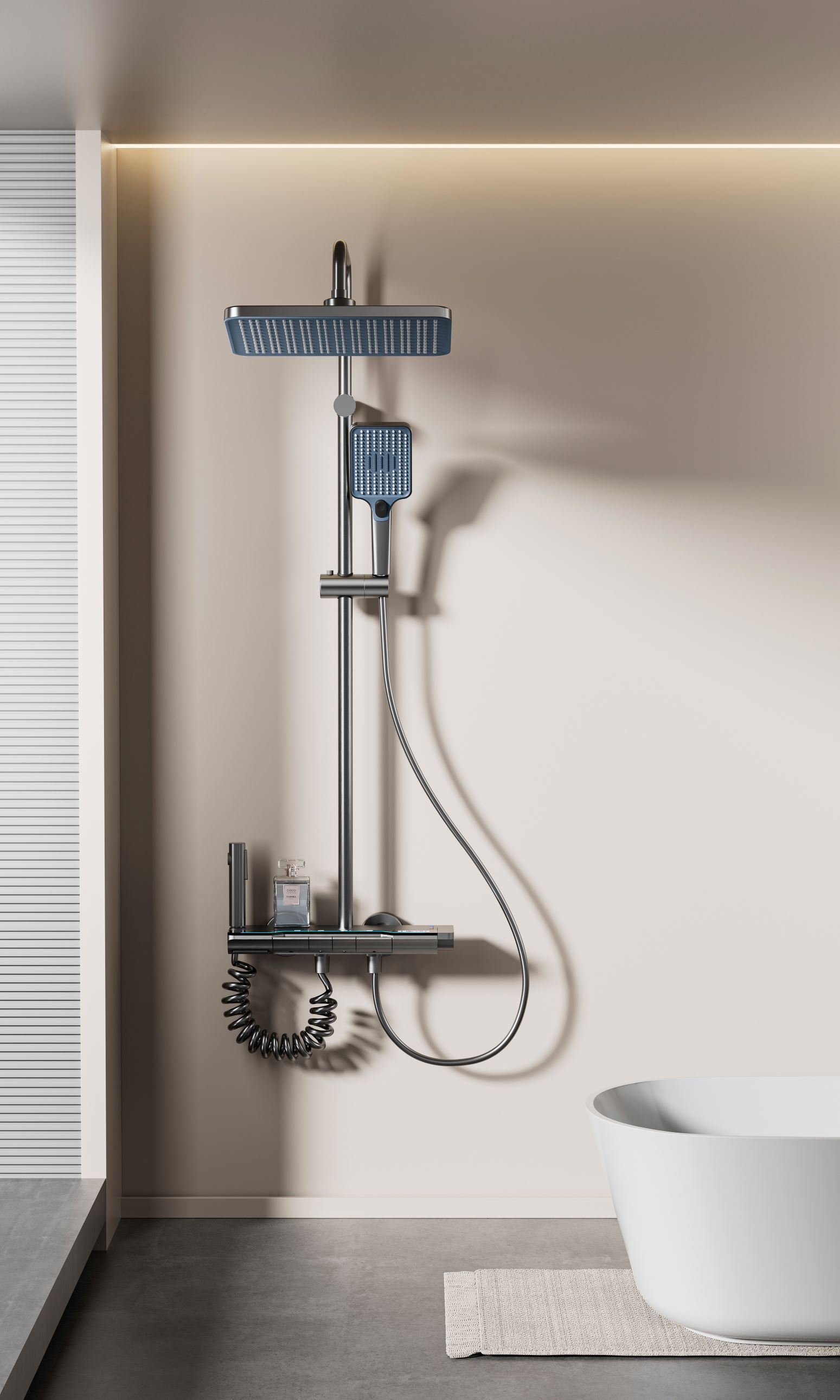 4152 Smart digital display shower kit