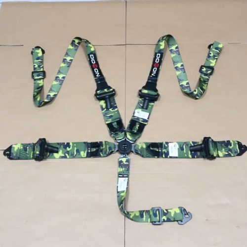 New products SFI16.1 camouflage pattern splicing 3''5 point aluminium Adjusters camlock harness , auto friend safety belt1