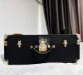 Christmas Green 2-Slot Luxury Watch Box with Gold Brass Coated Corners1