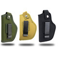 IWB Tactical Universal Holster Pouch for Concealed Carry or Waist Belt - Metal Clip Case Compatible with 9mm All Sizes1