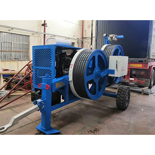 2x40kN Hydraulic Cable Tensioner Machine Delivered to Dubai